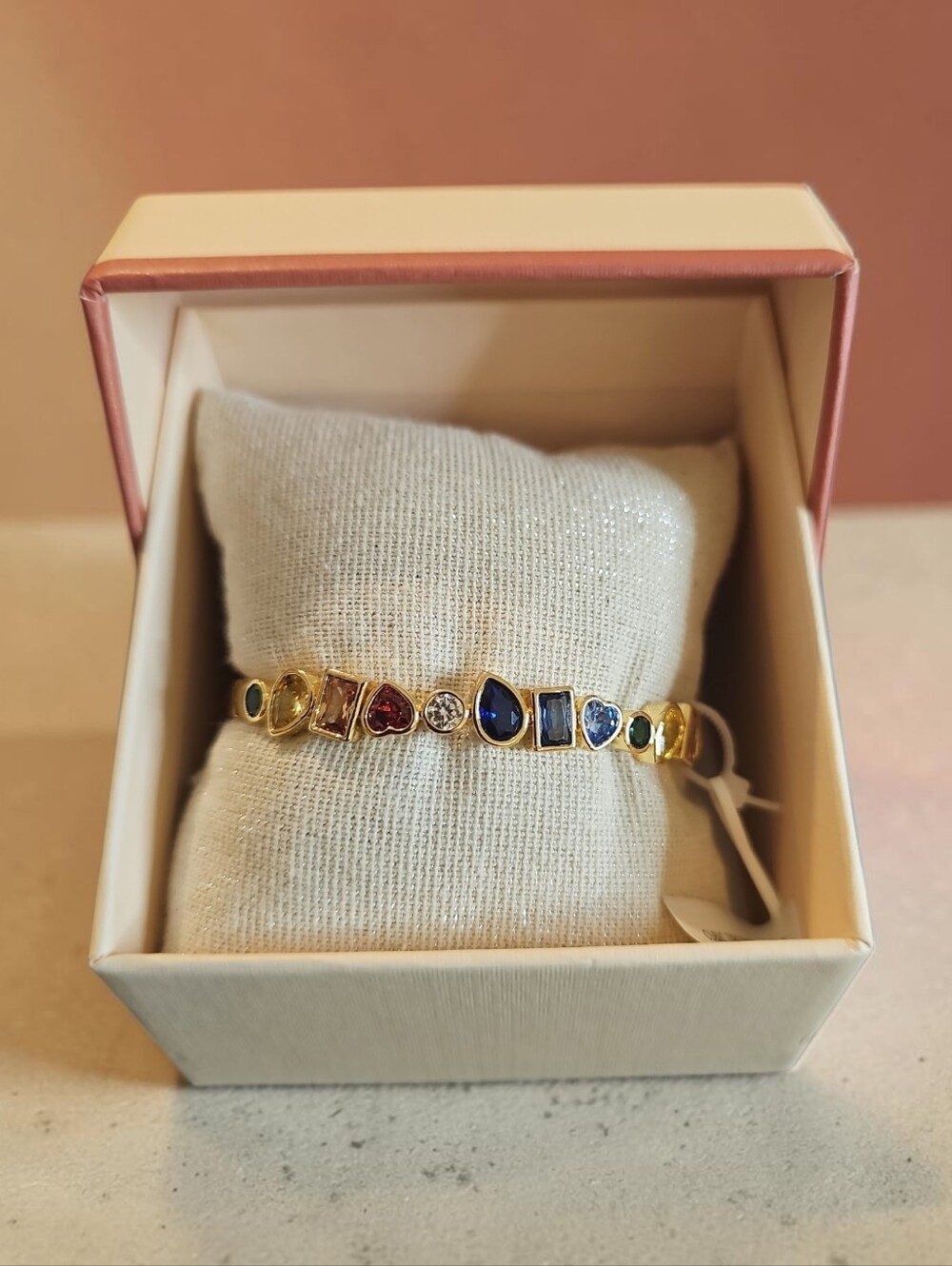 Camila Coahlo Nwt Gold Multicolor Gemstone Bracelet - Women's Jewelry